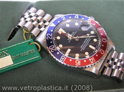 rolex gmt master 1675 scatola garanzia bracciale jubilee